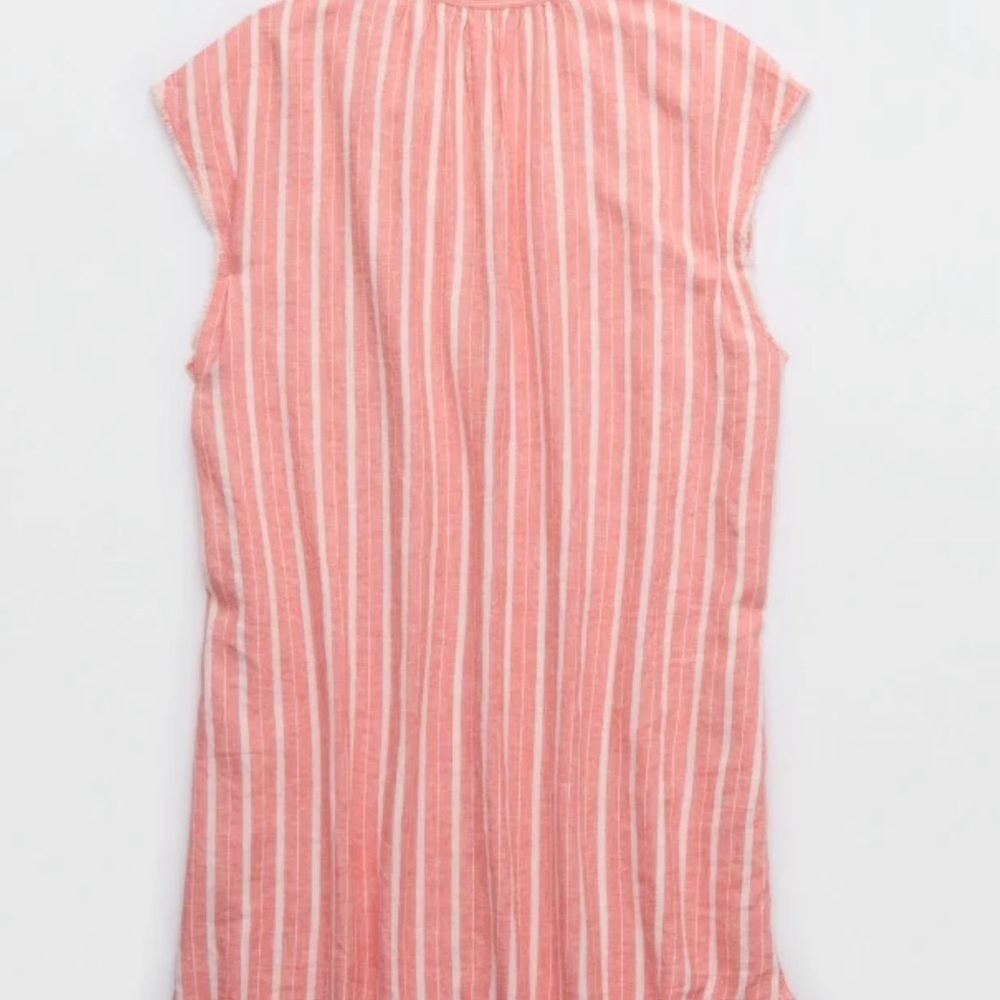 AERIE LINEN BLEND PULLOVER - Picture 2 of 8